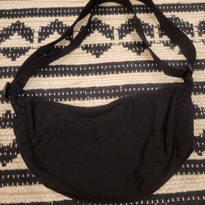 Uniqlo Crossbody Nylon Bag Black NWOT